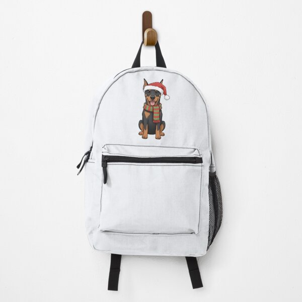 Item preview, Cute Christmas Doberman in Santa Hat – Festive Holiday Dog Illustration designed and sold by SkyTastic.