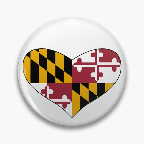 Item preview, Maryland Heart  designed and sold by wickedcartoons.