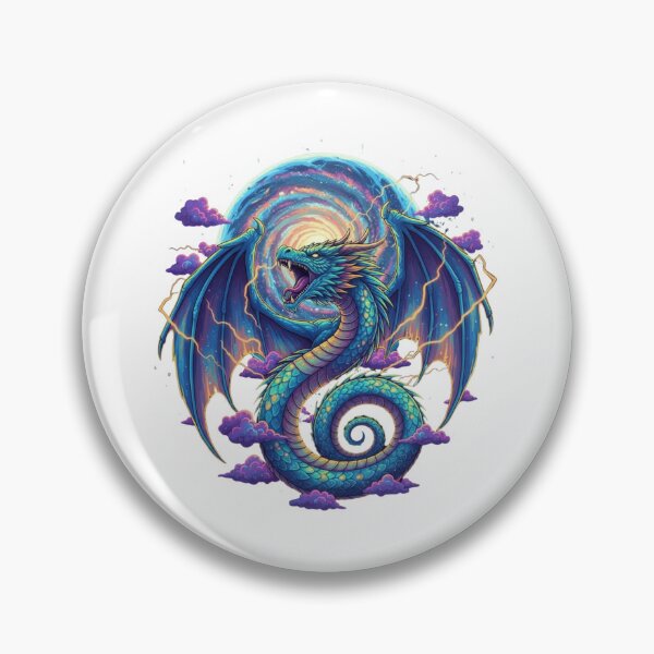 Item preview, Celestial Storm Dragon designed and sold by Kavya Art.