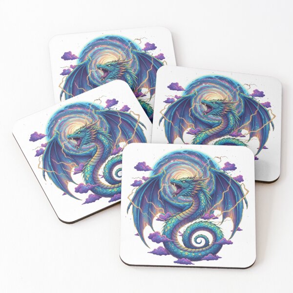 Item preview, Celestial Storm Dragon designed and sold by Kavya Art.