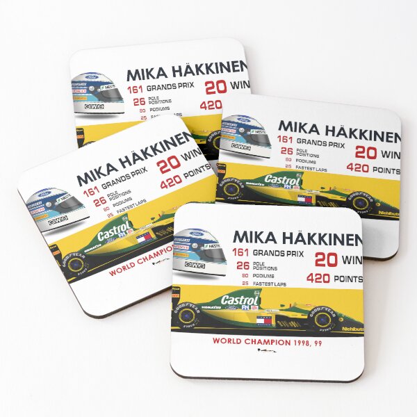 Item preview, Mika Hakkinen -  Career Statistics 1992 designed and sold by JageOwen.