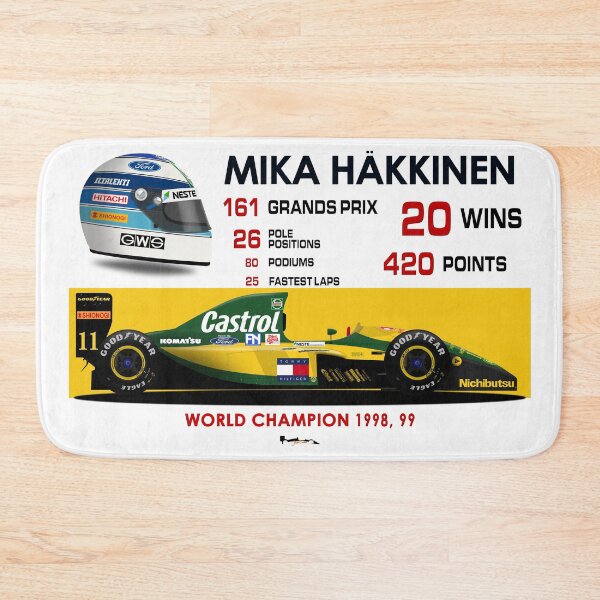 Item preview, Mika Hakkinen -  Career Statistics 1992 designed and sold by JageOwen.