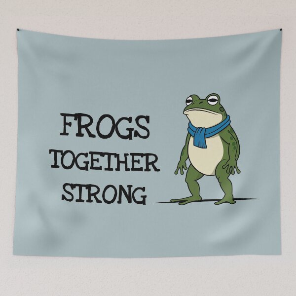Item preview, Frogs Together Strong designed and sold by MargLandmeter.