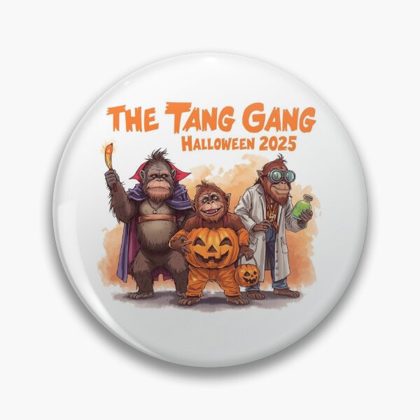 Item preview, The Tang Gang PNG | Funny Orangutan Halloween Art | Cute Spooky Jungle Illustration designed and sold by Sidra Official Art.