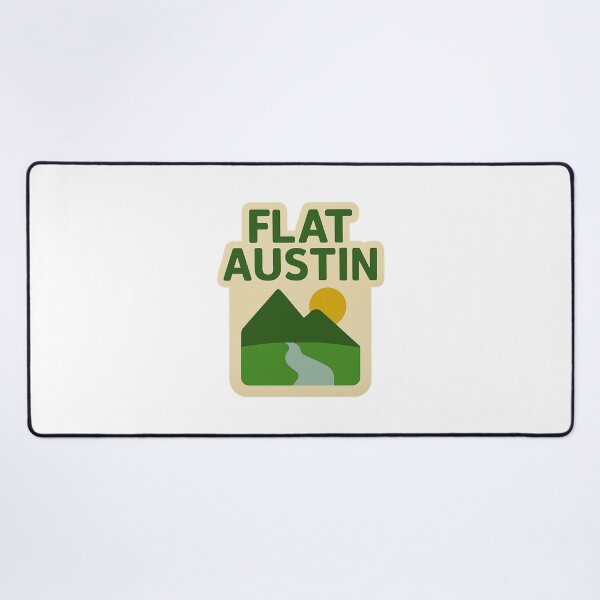 Item preview, Flat Austin – Retro Landscape Sticker designed and sold by TrendyDesign159.