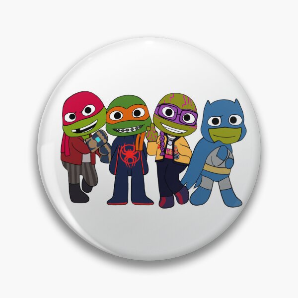 Item preview, TMNT Halloween: Mutant Mayhem Turtles designed and sold by Leah'sArt&Stuff.
