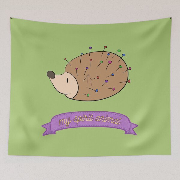 Item preview, My Spirit Animal Hedgehog Pin Cushion Funny Gift for a Sewer designed and sold by HugSomeNettles.