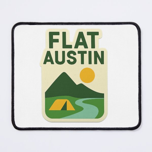 Item preview, Flat Austin – Minimalist City Landscape Sticker designed and sold by TrendyDesign159.