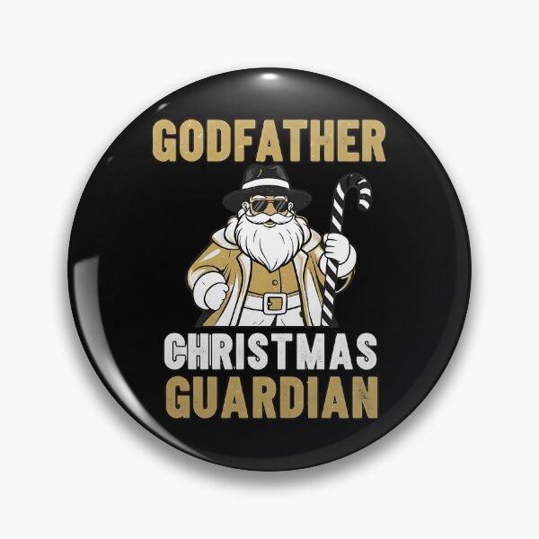 Item preview, Godfather Christmas Guardian with Candy Cane designed and sold by Silent Watch Threads..