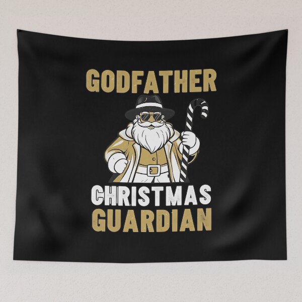 Item preview, Godfather Christmas Guardian with Candy Cane designed and sold by Silent Watch Threads..