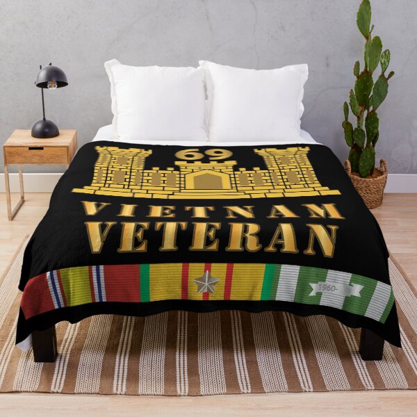 Item preview, Army - 69th Engineer Battalion - ENG Branch - Vietnam Vet w VN SVC X 300 designed and sold by Military Insignia Products.