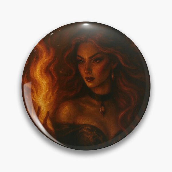 Item preview, Fire Witch – The Red-Head Flame designed and sold by WitchPrint.