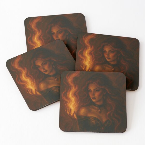 Item preview, Fire Witch – The Red-Head Flame designed and sold by WitchPrint.