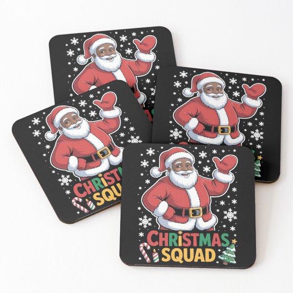 Item preview, Santa Christmas Squad Black Men African American Pajamas designed and sold by DeadlockCrew.
