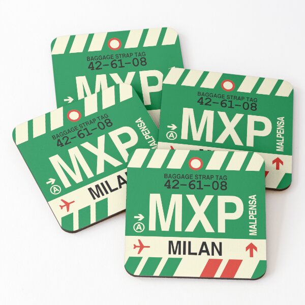 Item preview, MXP Milan • Airport Code Art • Jet Age Design designed and sold by YHMDesigns.