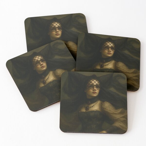 Item preview, Gothic Grace – Flowing Magical Woman  designed and sold by WitchPrint.