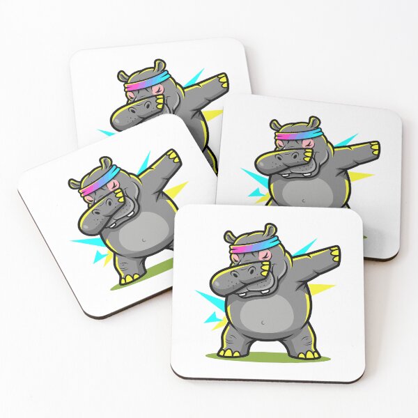 Item preview, Dabbing Hippo Cartoon Character designed and sold by RGShirtWorks.