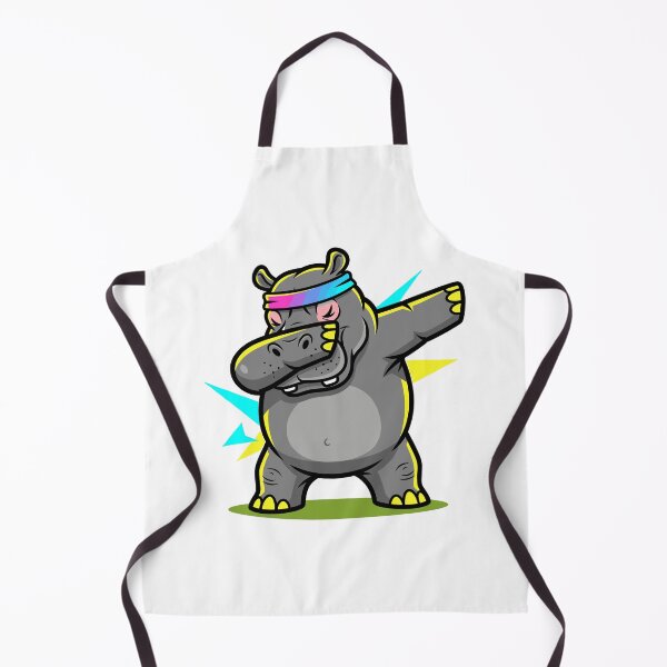 Item preview, Dabbing Hippo Cartoon Character designed and sold by RGShirtWorks.