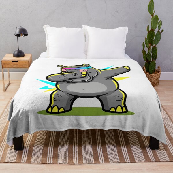 Item preview, Dabbing Hippo Cartoon Character designed and sold by RGShirtWorks.
