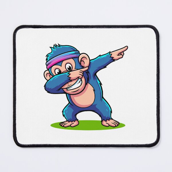 Item preview, Dabbing Cartoon Monkey with Headband designed and sold by ML-Media.