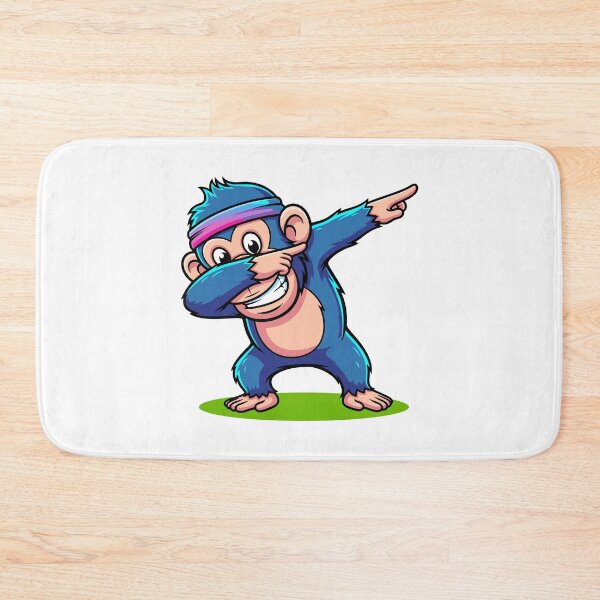 Item preview, Dabbing Cartoon Monkey with Headband designed and sold by ML-Media.