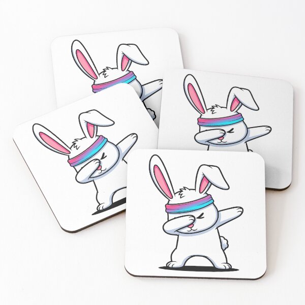 Item preview, Cute White Bunny Dabbing Isolated designed and sold by RGShirtWorks.