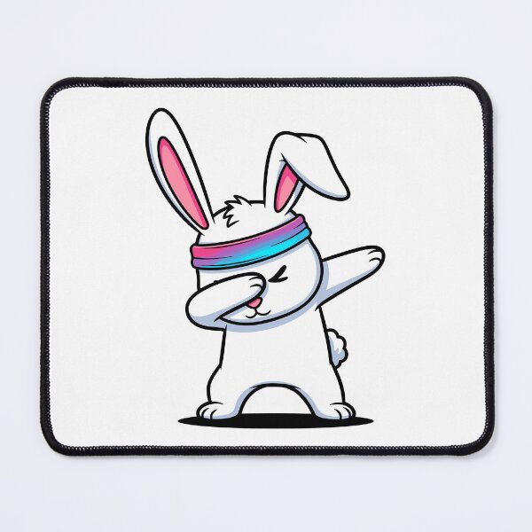 Item preview, Cute White Bunny Dabbing Isolated designed and sold by ML-Media.