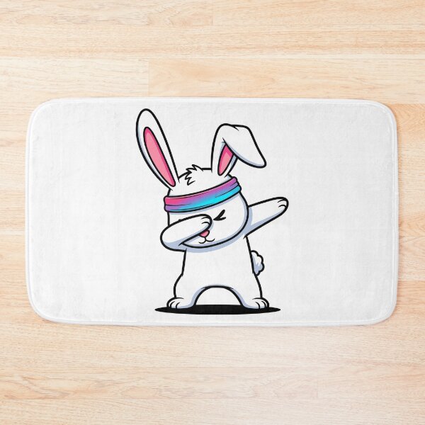 Item preview, Cute White Bunny Dabbing Isolated designed and sold by ML-Media.
