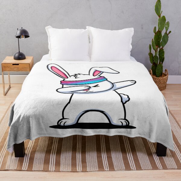 Item preview, Cute White Bunny Dabbing Isolated designed and sold by RGShirtWorks.