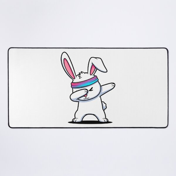 Item preview, Cute White Bunny Dabbing Isolated designed and sold by ML-Media.