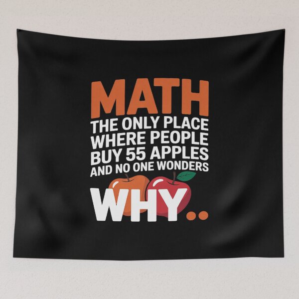 Item preview, Best Math Teacher Joke Humor Science Fun Math Pun  designed and sold by HuValverdeArt.