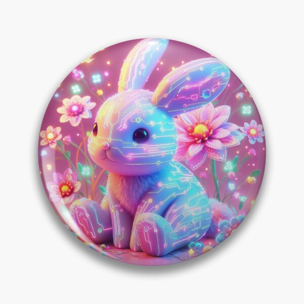 Item preview, Cyber Bunny Bloom designed and sold by DreamArt Creations.