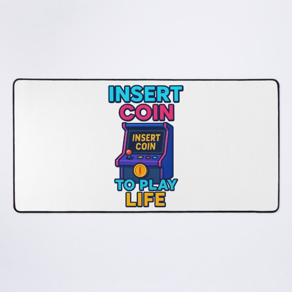 Item preview, Insert Coin to Play Life Arcade Design. designed and sold by The-T-In-Retro.