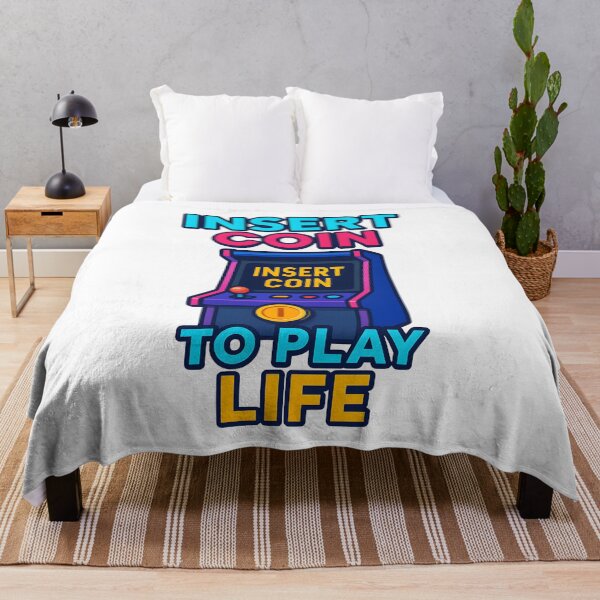 Item preview, Insert Coin to Play Life Arcade Design. designed and sold by The-T-In-Retro.