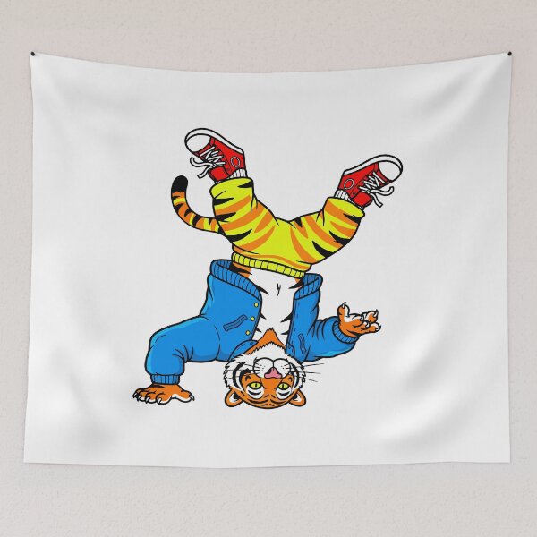 Item preview, Hip Hop Tiger Doing a Handstand designed and sold by RGShirtWorks.
