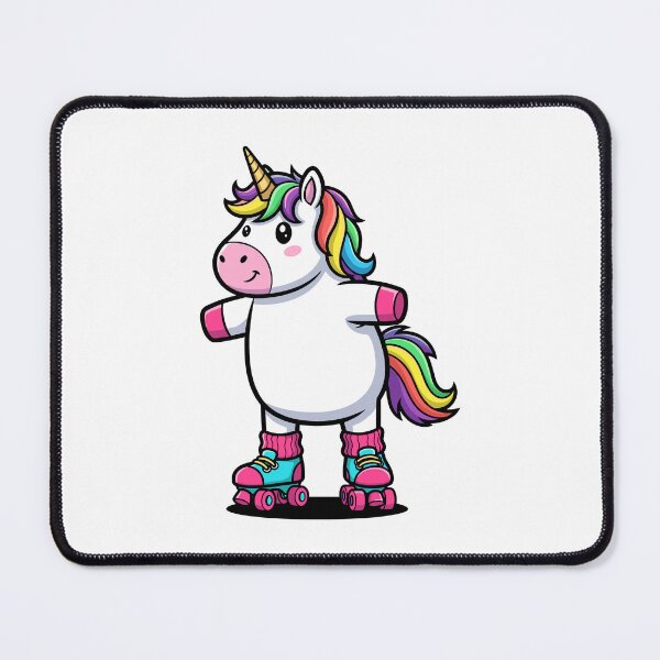 Item preview, Cute Rainbow Unicorn on Roller Skates designed and sold by RGShirtWorks.