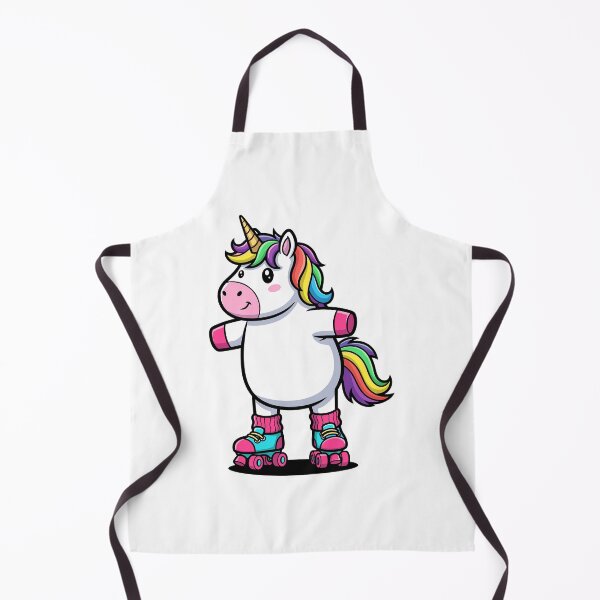 Item preview, Cute Rainbow Unicorn on Roller Skates designed and sold by RGShirtWorks.