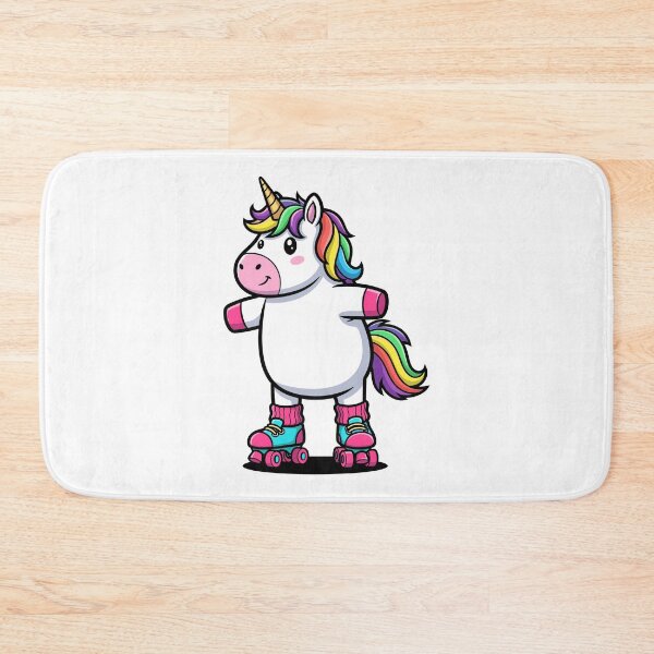 Item preview, Cute Rainbow Unicorn on Roller Skates designed and sold by RGShirtWorks.