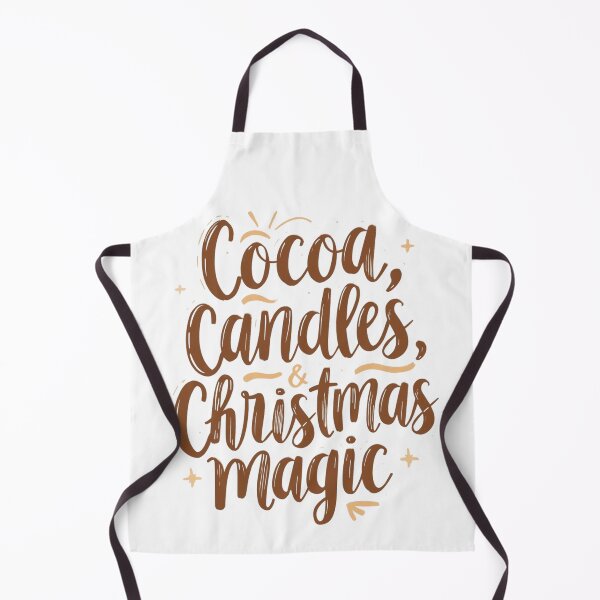 Item preview, Cocoa, Candles & Christmas Magic – Cozy Christmas Quote Typography designed and sold by xMErCUrY03x.