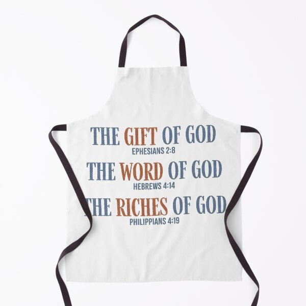 Item preview, The gift of God, the word of God, the riches of God - Ephesians 2:8, Hebrews 4:14, Philippians 4:19 designed and sold by LambsPath.