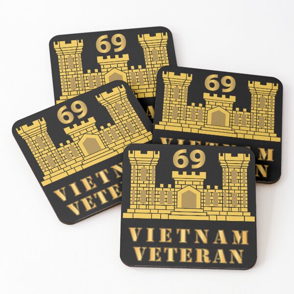 Item preview, Army - 69th Engineer Battalion - ENG Branch - Vietnam Veteran X 300 designed and sold by Military Insignia Products.