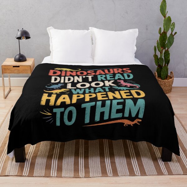 Item preview, Dinosaurs Didnt Read Book Lover Boys Kids Teacher  designed and sold by HuValverdeArt.