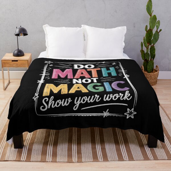 Item preview, Do Math Not Magic Math Teacher Back to School  designed and sold by HuValverdeArt.