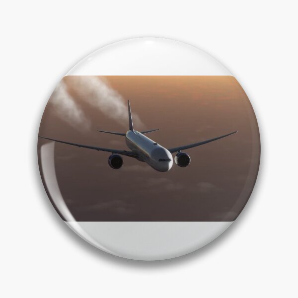 Item preview, Boeing 777 Sunset Flight Over Majestic Mountains designed and sold by aeropeep.