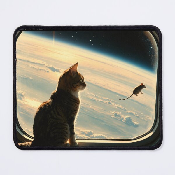 Item preview, 13th Pass (Retrograde Orbit Mouse) - Photo Art Animals in Space designed and sold by NickWhittleArt.