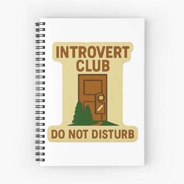 Item preview, Introvert Club – Do Not Disturb Sticker designed and sold by TrendyDesign159.