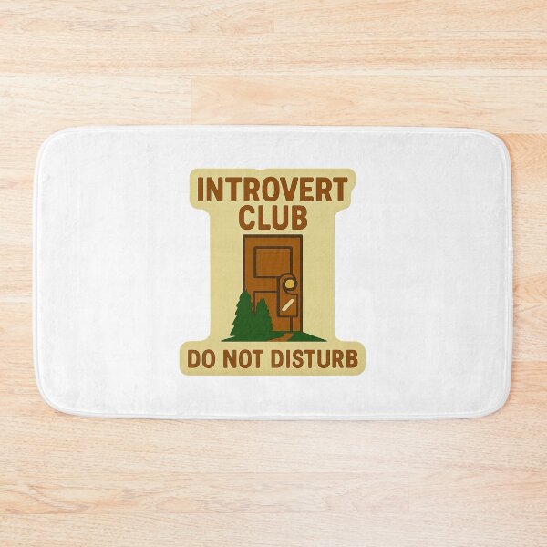 Item preview, Introvert Club – Do Not Disturb Sticker designed and sold by TrendyDesign159.