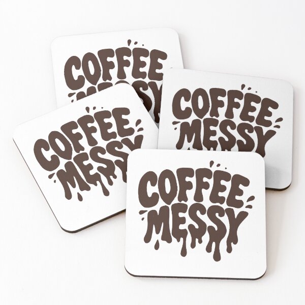 Item preview, Coffee Messy | Inktober 2025 Murky | Team Long Black Stains designed and sold by .Stitch.Stab.Scroll.Social..