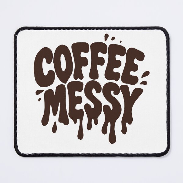 Item preview, Coffee Messy | Inktober 2025 Murky | Team Long Black Stains designed and sold by .Stitch.Stab.Scroll.Social..