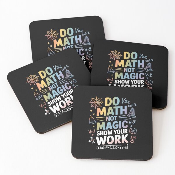 Item preview, Do Math Not Magic Math Teacher Mathematics  designed and sold by HuValverdeArt.